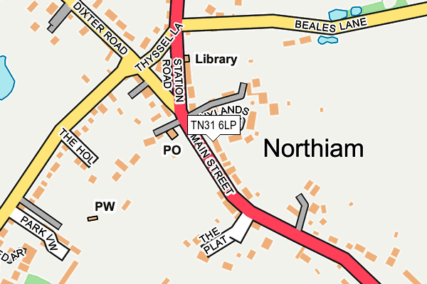 TN31 6LP map - OS OpenMap – Local (Ordnance Survey) TN31 6LP map - OS OpenMap – Local (Ordnance Survey)