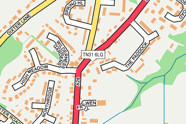 TN31 6LQ map - OS OpenMap – Local (Ordnance Survey) TN31 6LQ map - OS OpenMap – Local (Ordnance Survey)