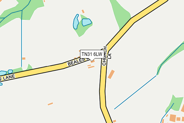 TN31 6LW map - OS OpenMap – Local (Ordnance Survey) TN31 6LW map - OS OpenMap – Local (Ordnance Survey)