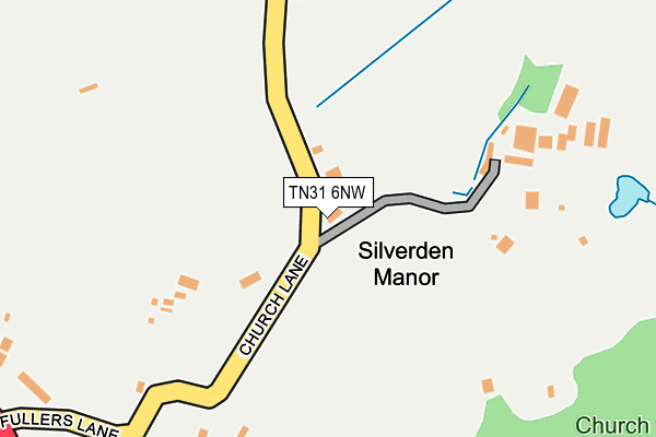 TN31 6NW map - OS OpenMap – Local (Ordnance Survey) TN31 6NW map - OS OpenMap – Local (Ordnance Survey)