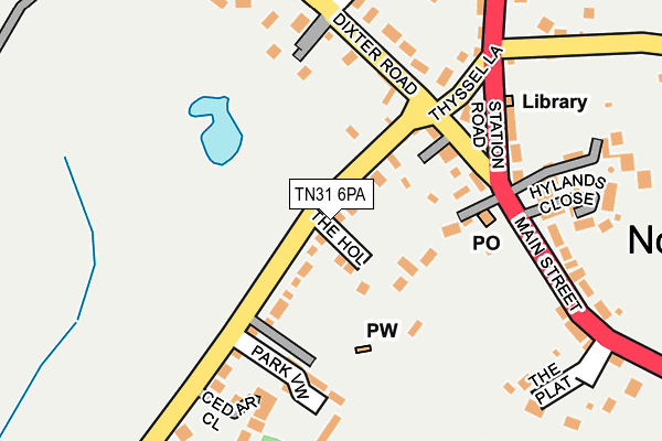 TN31 6PA map - OS OpenMap – Local (Ordnance Survey) TN31 6PA map - OS OpenMap – Local (Ordnance Survey)