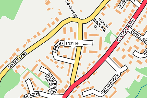 TN31 6PT map - OS OpenMap – Local (Ordnance Survey) TN31 6PT map - OS OpenMap – Local (Ordnance Survey)