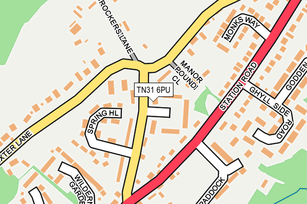 TN31 6PU map - OS OpenMap – Local (Ordnance Survey) TN31 6PU map - OS OpenMap – Local (Ordnance Survey)
