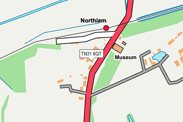 TN31 6QT map - OS OpenMap – Local (Ordnance Survey) TN31 6QT map - OS OpenMap – Local (Ordnance Survey)