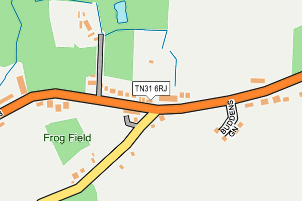 TN31 6RJ map - OS OpenMap – Local (Ordnance Survey) TN31 6RJ map - OS OpenMap – Local (Ordnance Survey)
