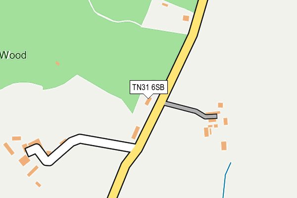 TN31 6SB map - OS OpenMap – Local (Ordnance Survey) TN31 6SB map - OS OpenMap – Local (Ordnance Survey)