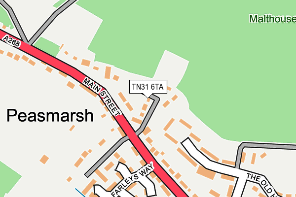 TN31 6TA map - OS OpenMap – Local (Ordnance Survey) TN31 6TA map - OS OpenMap – Local (Ordnance Survey)