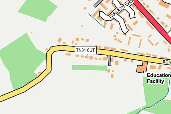 TN31 6UT map - OS OpenMap – Local (Ordnance Survey) TN31 6UT map - OS OpenMap – Local (Ordnance Survey)