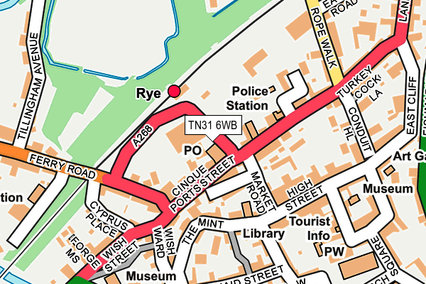 TN31 6WB map - OS OpenMap – Local (Ordnance Survey) TN31 6WB map - OS OpenMap – Local (Ordnance Survey)