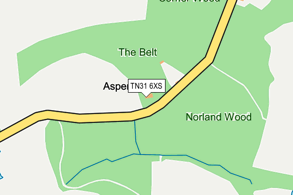 TN31 6XS map - OS OpenMap – Local (Ordnance Survey) TN31 6XS map - OS OpenMap – Local (Ordnance Survey)