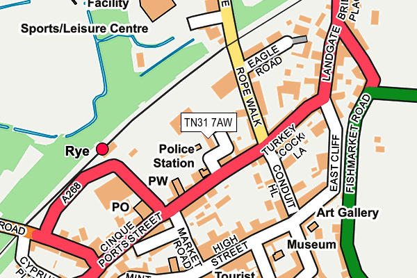 TN31 7AW map - OS OpenMap – Local (Ordnance Survey) TN31 7AW map - OS OpenMap – Local (Ordnance Survey)