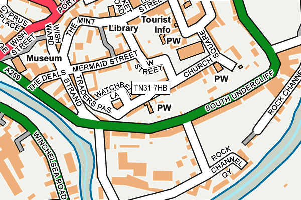 TN31 7HB map - OS OpenMap – Local (Ordnance Survey) TN31 7HB map - OS OpenMap – Local (Ordnance Survey)
