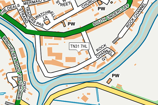TN31 7HL map - OS OpenMap – Local (Ordnance Survey) TN31 7HL map - OS OpenMap – Local (Ordnance Survey)