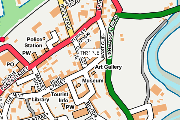 TN31 7JE map - OS OpenMap – Local (Ordnance Survey) TN31 7JE map - OS OpenMap – Local (Ordnance Survey)