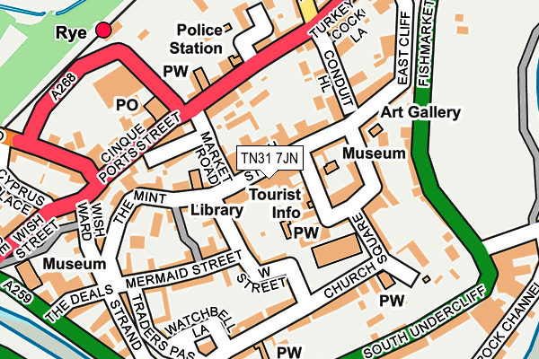 TN31 7JN map - OS OpenMap – Local (Ordnance Survey) TN31 7JN map - OS OpenMap – Local (Ordnance Survey)