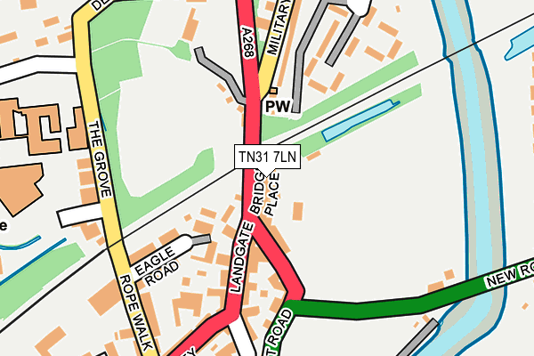 TN31 7LN map - OS OpenMap – Local (Ordnance Survey) TN31 7LN map - OS OpenMap – Local (Ordnance Survey)