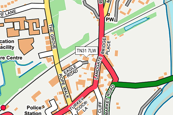 TN31 7LW map - OS OpenMap – Local (Ordnance Survey) TN31 7LW map - OS OpenMap – Local (Ordnance Survey)