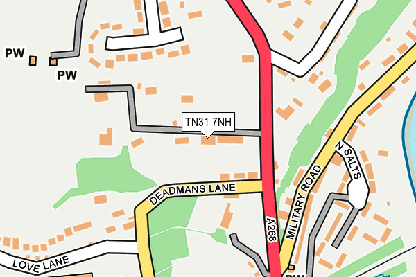 TN31 7NH map - OS OpenMap – Local (Ordnance Survey) TN31 7NH map - OS OpenMap – Local (Ordnance Survey)