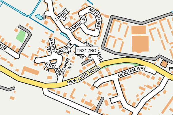 TN31 7RQ map - OS OpenMap – Local (Ordnance Survey) TN31 7RQ map - OS OpenMap – Local (Ordnance Survey)