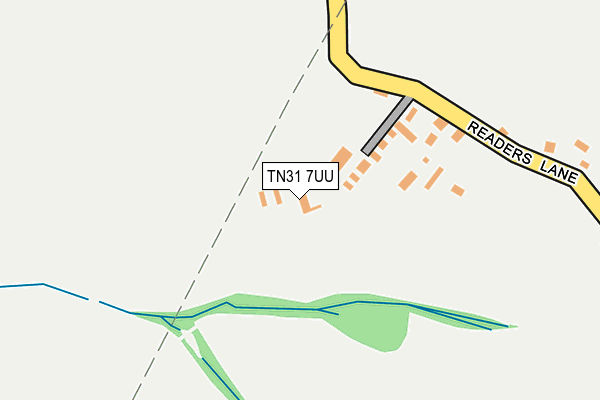 TN31 7UU map - OS OpenMap – Local (Ordnance Survey) TN31 7UU map - OS OpenMap – Local (Ordnance Survey)