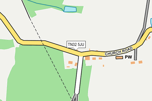 TN32 5JU map - OS OpenMap – Local (Ordnance Survey) TN32 5JU map - OS OpenMap – Local (Ordnance Survey)