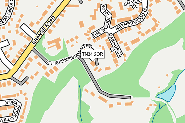 TN34 2QR map - OS OpenMap – Local (Ordnance Survey) TN34 2QR map - OS OpenMap – Local (Ordnance Survey)