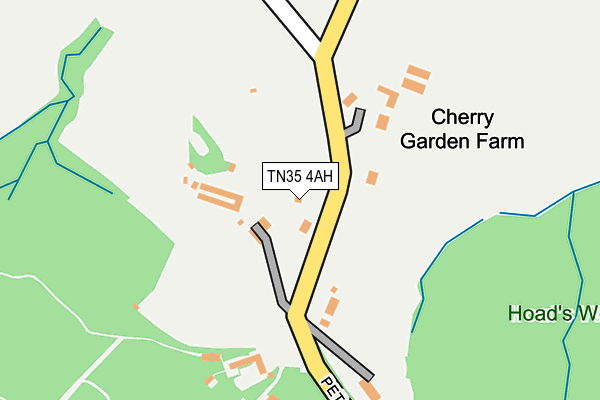 TN35 4AH map - OS OpenMap – Local (Ordnance Survey) TN35 4AH map - OS OpenMap – Local (Ordnance Survey)