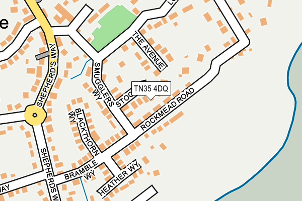 TN35 4DQ map - OS OpenMap – Local (Ordnance Survey) TN35 4DQ map - OS OpenMap – Local (Ordnance Survey)