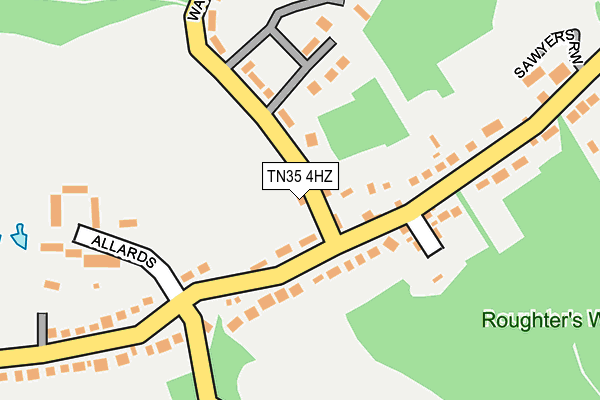 TN35 4HZ map - OS OpenMap – Local (Ordnance Survey) TN35 4HZ map - OS OpenMap – Local (Ordnance Survey)
