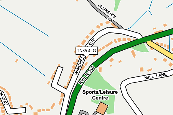 TN35 4LG map - OS OpenMap – Local (Ordnance Survey) TN35 4LG map - OS OpenMap – Local (Ordnance Survey)