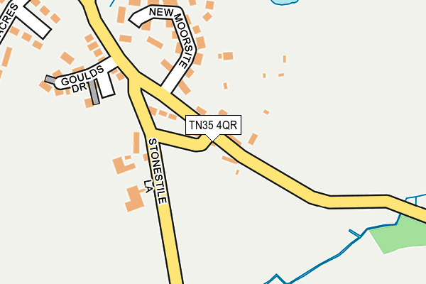 TN35 4QR map - OS OpenMap – Local (Ordnance Survey) TN35 4QR map - OS OpenMap – Local (Ordnance Survey)