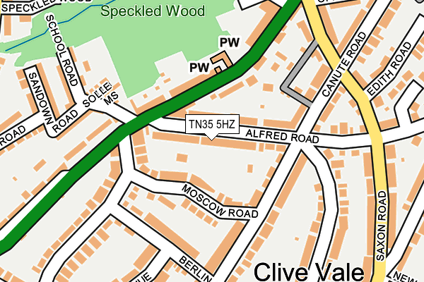 TN35 5HZ map - OS OpenMap – Local (Ordnance Survey) TN35 5HZ map - OS OpenMap – Local (Ordnance Survey)