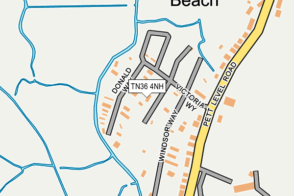 TN36 4NH map - OS OpenMap – Local (Ordnance Survey) TN36 4NH map - OS OpenMap – Local (Ordnance Survey)