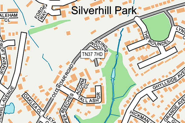 TN37 7HD map - OS OpenMap – Local (Ordnance Survey) TN37 7HD map - OS OpenMap – Local (Ordnance Survey)