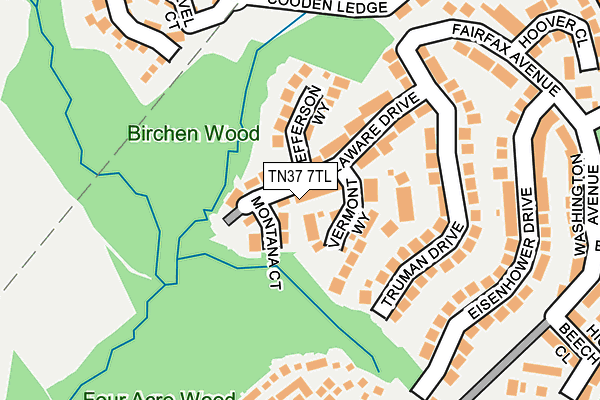 TN37 7TL map - OS OpenMap – Local (Ordnance Survey) TN37 7TL map - OS OpenMap – Local (Ordnance Survey)