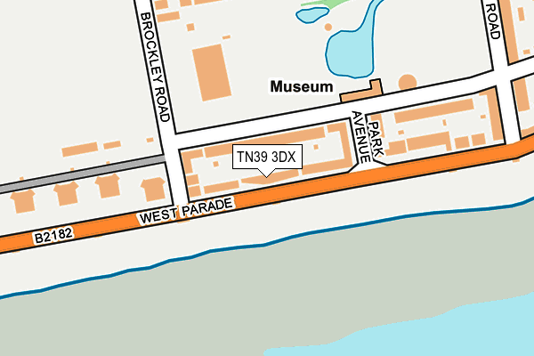 TN39 3DX map - OS OpenMap – Local (Ordnance Survey) TN39 3DX map - OS OpenMap – Local (Ordnance Survey)