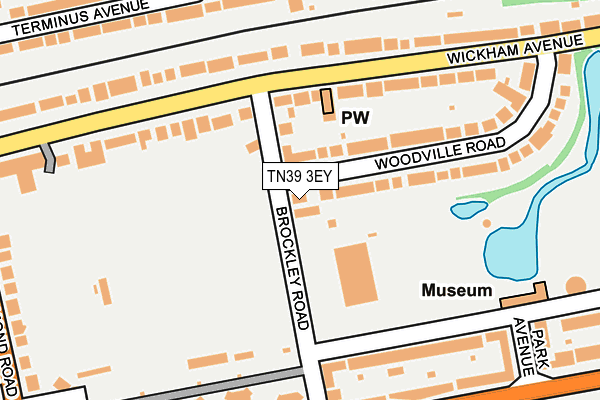TN39 3EY map - OS OpenMap – Local (Ordnance Survey) TN39 3EY map - OS OpenMap – Local (Ordnance Survey)