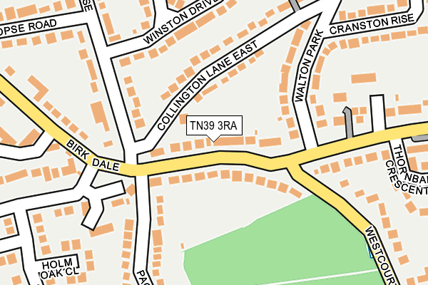 TN39 3RA map - OS OpenMap – Local (Ordnance Survey) TN39 3RA map - OS OpenMap – Local (Ordnance Survey)