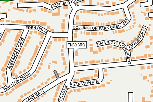 TN39 3RQ map - OS OpenMap – Local (Ordnance Survey) TN39 3RQ map - OS OpenMap – Local (Ordnance Survey)