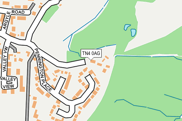 TN4 0AG map - OS OpenMap – Local (Ordnance Survey) TN4 0AG map - OS OpenMap – Local (Ordnance Survey)