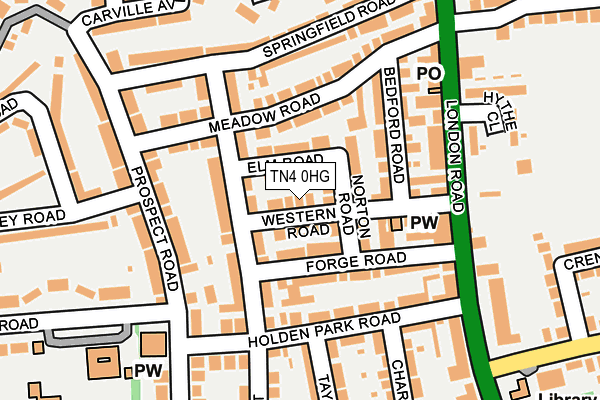 TN4 0HG map - OS OpenMap – Local (Ordnance Survey) TN4 0HG map - OS OpenMap – Local (Ordnance Survey)