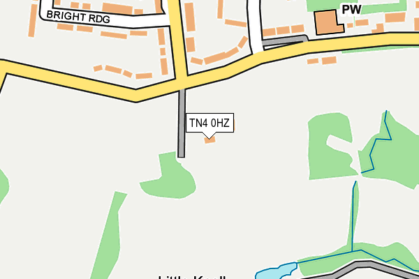 TN4 0HZ map - OS OpenMap – Local (Ordnance Survey) TN4 0HZ map - OS OpenMap – Local (Ordnance Survey)