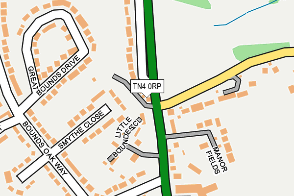 TN4 0RP map - OS OpenMap – Local (Ordnance Survey) TN4 0RP map - OS OpenMap – Local (Ordnance Survey)