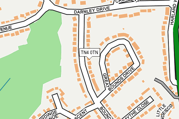 TN4 0TN map - OS OpenMap – Local (Ordnance Survey) TN4 0TN map - OS OpenMap – Local (Ordnance Survey)