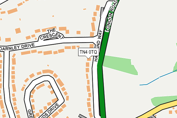 TN4 0TQ map - OS OpenMap – Local (Ordnance Survey) TN4 0TQ map - OS OpenMap – Local (Ordnance Survey)