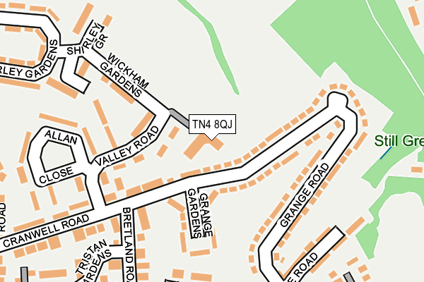 TN4 8QJ map - OS OpenMap – Local (Ordnance Survey)