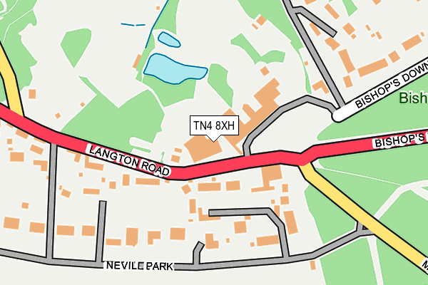 TN4 8XH map - OS OpenMap – Local (Ordnance Survey) TN4 8XH map - OS OpenMap – Local (Ordnance Survey)