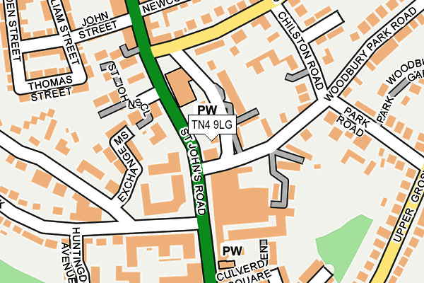TN4 9LG map - OS OpenMap – Local (Ordnance Survey) TN4 9LG map - OS OpenMap – Local (Ordnance Survey)