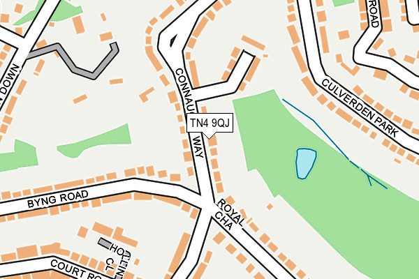 TN4 9QJ map - OS OpenMap – Local (Ordnance Survey) TN4 9QJ map - OS OpenMap – Local (Ordnance Survey)