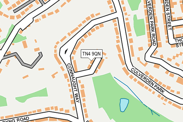 TN4 9QN map - OS OpenMap – Local (Ordnance Survey) TN4 9QN map - OS OpenMap – Local (Ordnance Survey)